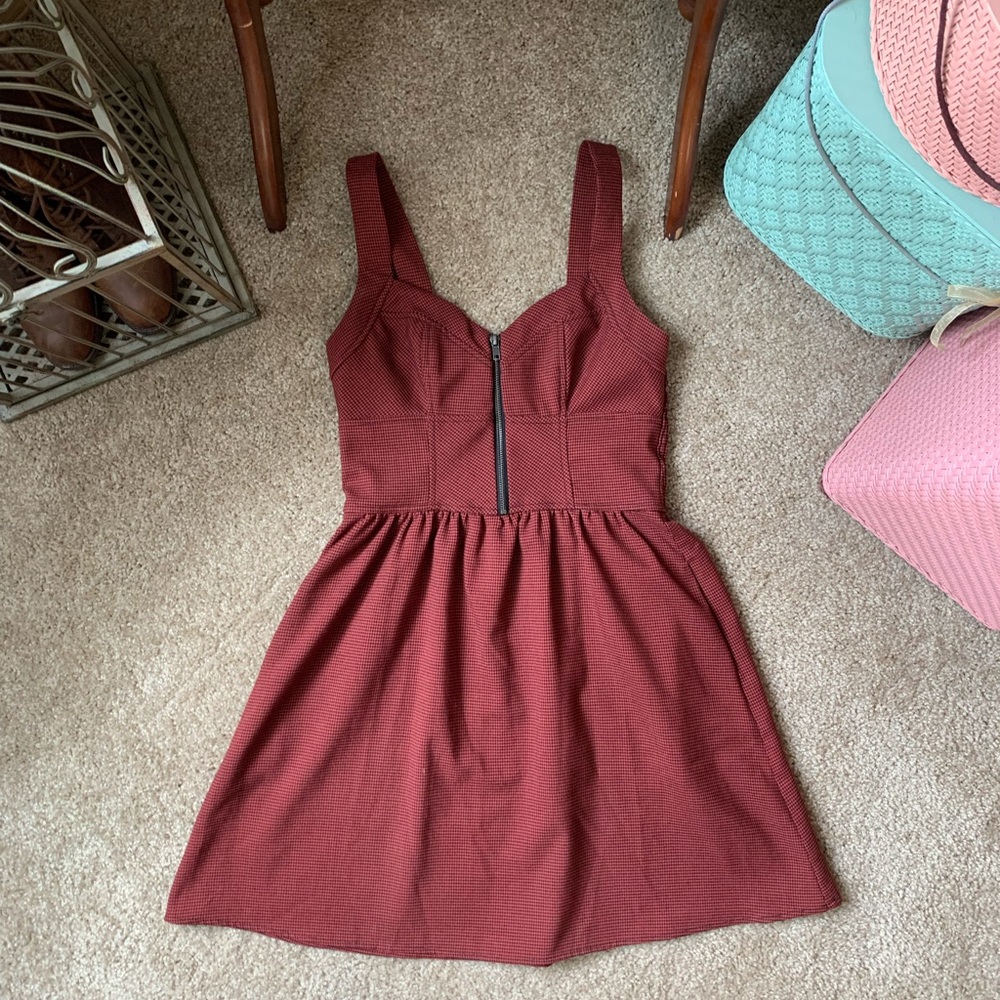 Bar III Houndstooth Summer Dress